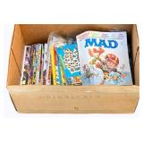 Box of Assorted Comic Books/Magazines