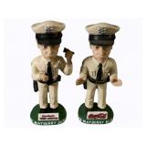 2 Barney Fife Bobble Heads