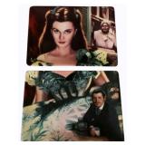 2 Gone with the Wind Plates - 6.5 x 8