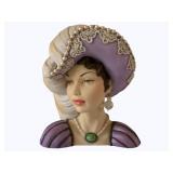 Judith 1809 - Lovely in Lavender Head Vase  - 6.5"