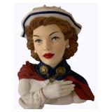 Abigail 1942 - WWII Nurse Head Vase - 7"