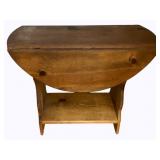 Prop-side Wood Table - as is - Damaged