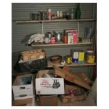 Lot of Assorted Items - Shelves & Floor