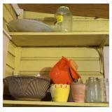 2 Shelf lot - Glassware & More