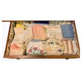 Drawer Lot of Assorted Kitchen Towels & More