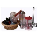 Lot of Assorted Items - Basket/Containers