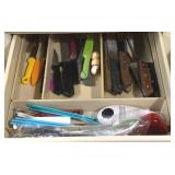 Drawer Lot of Assorted Utinsels & More