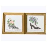 2 Framed Prints - 8 x 8