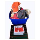 Tote of Assorted Hats & More