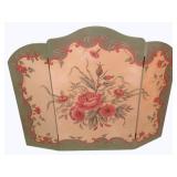 Wood Tri-Fold Fireplace Screen - 40 x 33