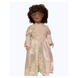 Vintage Porcelain Doll - 20"