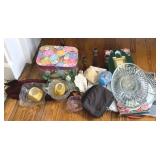 Assorted Glassware/Candleholders & More