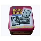 Babe Ruth Card Set in Metal Tin