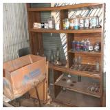 Lot of Assorted Items w/ Shelf