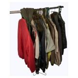 Assorted Hanging Clothes