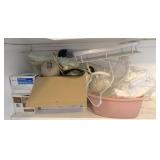 Lot of Assorted Items - Shower Shelf/Heating Pad