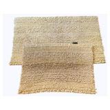 2 Bathroom Rugs - 22 x 32 & 17 x 24