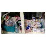 Cabinet Lot of Assorted Items