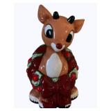 Rudolph Cookie Jar - 11.5"