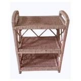 Wicker Shelf Stand - 15 x 9 x 21