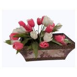 Artificial Flower Decoration - 19 x 12 x 16