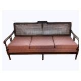 Cane-Back Sofa - 71 x 30 x 33