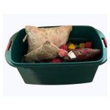 Tote of Assorted Pillows & More