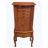 Standing Jewelry Armoire w/ drawers & side doors