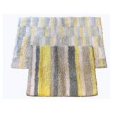 2 Bathroom Rugs - 20 x 30 & 17 x 24