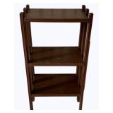 Wood Book Shelf - 16 x 11 x 30.5
