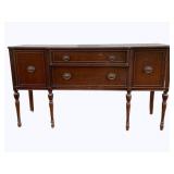 Antique Wood Sideboard - 37 x 66 x 19