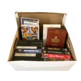 Box of Assorted VHS Tapes & DVD