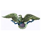 Vintage Plastic Patriotic Wall Hanging by Syroco