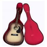 Harmony Guitar w/ Case - As is/No Strings  - 43"