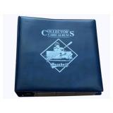 Navy Notebook w/ Baseball Cards