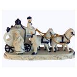 Blue & White Figurine -  9"