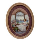 Oval Framed Print 18 x 13.5