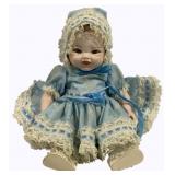 Vintage Porcelain Doll - 11"