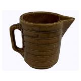 Stoneware Pottery Pitcher - 5 1/4"