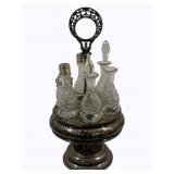 Silverplated Caster Set - 17 x 8