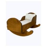 Doll Rocking Cradle 15 x 21 x 25
