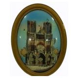 Reverse Painted Bubble Glass Frame - 16 x 22