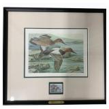Ducks Unlimited Print & Stamp by John Ruthven