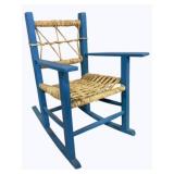 Cane Bottom Doll Rocking Chair 19 x 13 x 18