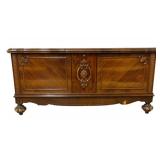 Vintage Carved Cedar Chest by Lane