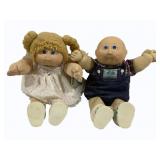 2 Cabbage Patch Dolls - 16"
