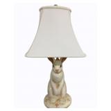 Rabbit Sculpture Table Lamp 29"
