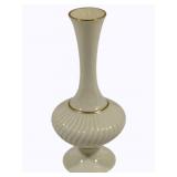 Lenox Vase hand decorated w/ 24k gold - 7"