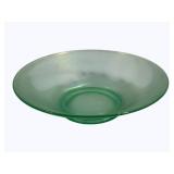 Green Uranium Glass Bowl - 6 1/4"