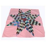 Hand Stitched Quilt 74 x 74